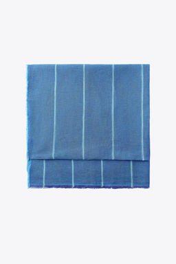 CONTRAST STRIPE LINEN SCARF - Zara фото 3