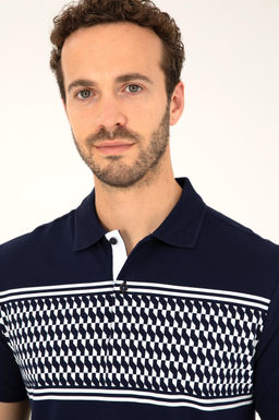 U. S. Polo Assn / Мужская темно-синяя футболка - U.s. polo assn фото 2