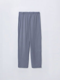 Брюки домашние женские с цветочным принтом.