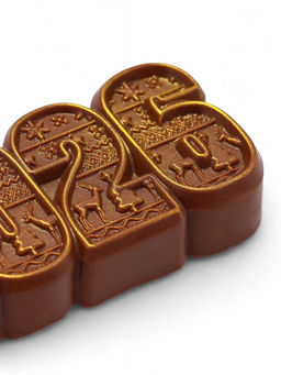 Шоколадная фигурка Снежинка 2026, бельгийский шоколад, 160 г - Simaland фото 6