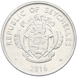 Монета 25 центов 2016 года Сейшелы