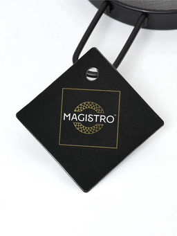 Сито с ручкой Magistro, набор 3 шт., d=8;9;10 см, нержавеющая сталь, чёрные