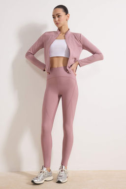 Gul Kurusu Toparlay?c? Tam Boy Orme Spor Tayt TWOSS21TA0023