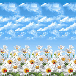 Покрывало стеганое Воздушные ромашки 260х215см, спальное место 180см, бязь набивная Комфорт 121г/м2, хлопок 100%, многоигольная стежка, наполнитель синтепон 70гр, подкладка бязь отбеленная 121г/м2, Домашняя мода (Россия)  фото 5