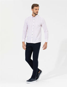 K_rm_z_ Slim Fit Uzun Kollu G_mlek - Pierre cardin фото 4