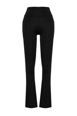 Siyah Scuba/Dalg?c Kumas Rahat Kesim Ispanyol Paca Orme Spor Esofman Alt? THMSS24EA00000
