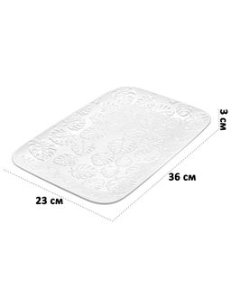 Блюдо прямоугольное 36*23*3 см "Тропики" большое, фарфор