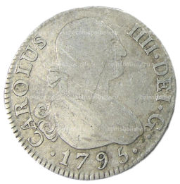 2 реала 1795 года Испания