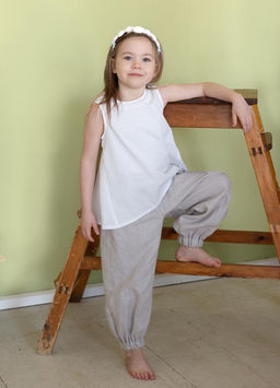 Л 21-7 бриджи для девочки "ELF" натуральный