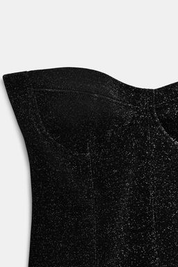 SPARKLY STRETCH BANDEAU TOP - Zara фото 9