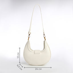 Сумка женская TEXTURA, маленький размер, цвет молочный  фото 2