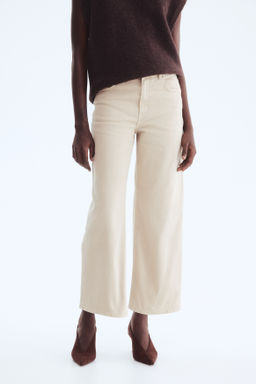 Wide High Waist Ankle Jeans - H&m фото 8