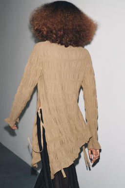 GATHERED KNIT TOP - Zara фото 5