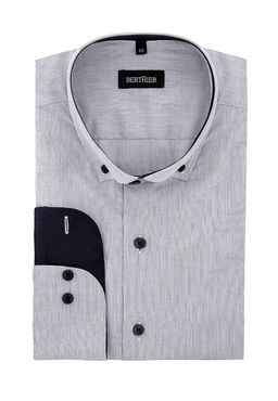 Сорочка мужская длинный рукав BERTHIER BGT015409/Fit-Rb(0-1)