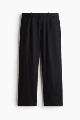 Pantal?n en mezcla de lino Relaxed Fit - H&m фото 3
