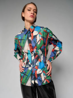 Блузка женская 12411-33051 multicolor - Eleganzza фото 2