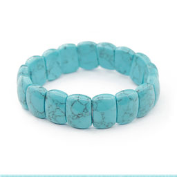 Браслет Лео-мини бирюза голубая (имитация) - Agat77 фото 2