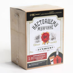 Подарочный набор для приготовления алкоголя Пряный виски: травы и специи 19 г, штоф 500 мл., инструкция