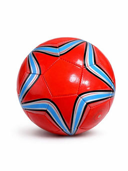 Мяч футбольный, размер 5, 280гр (RKJ-4714) красный с синим и серебром, 2 вида