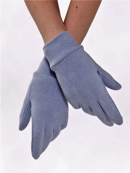 1127 Перчатки для фигурного катания со стразами, из флиса *