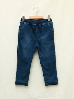 Beli Lastikli Basic Erkek Bebek Jean Pantolon