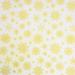 Цена за 20 шт. Бумага упаковочная тишью «Золотые снежинки», 50 х 70 см