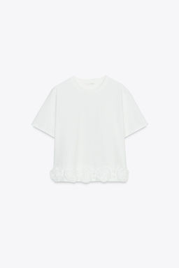 3D ROSE T-SHIRT - Zara фото 12