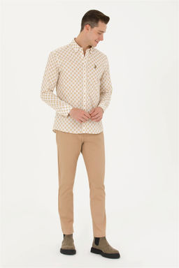 Мужские брюки из парусины светло-коричневого цвета Неожиданная скидка в корзине - U.s. polo assn фото 3