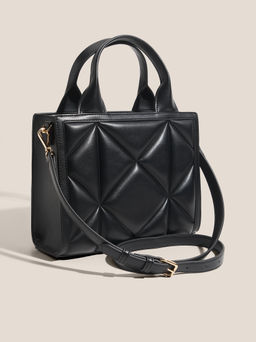 Женский тоут LOVE MOSCHINO EMBOSSED Q Артикул 4561096, черный  фото 3