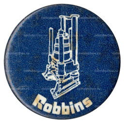 Значок рекламный Robbins