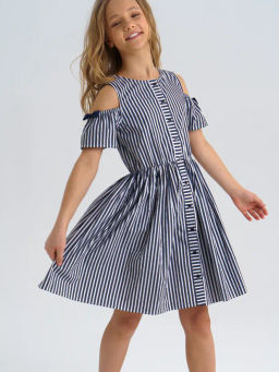 PlayToday / Платье текстильное для девочек  фото 3