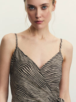 Мини сарафан на запах / Zarina  фото 6