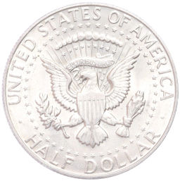 Монета 1/2 доллара (50 центов) 1968 года D США