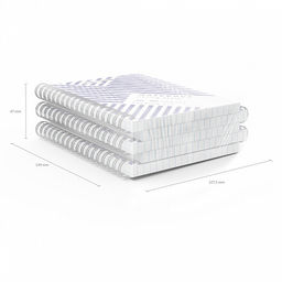 Цена за 5 шт. Тетрадь общая с пластиковой обложкой на спирали ErichKrause Blue Concept, А6, 80 листов, клетка  фото 5