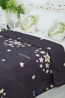 Покрывало-плед двухстороннее стеганое из полиэфирной ткани Полисатин Премиум 240Х212 N-Collection  фото 4