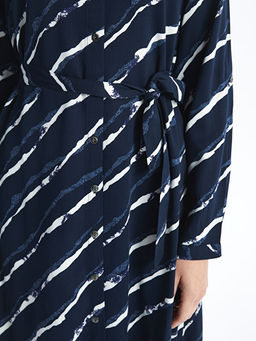 Desenli Kad?n G?mlek Elbise