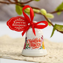 Колокольчик пасхальный Ангел. Акварель, 4 5 см