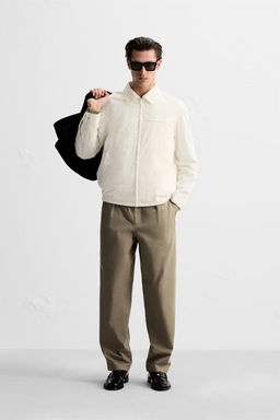 PLEATED CHINO TROUSERS - Zara фото 10