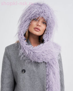 Леона экомех страус Капюшон женский (56-58)