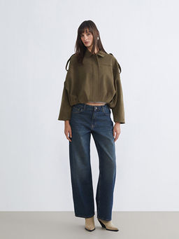 Baggy Fit Kad?n Jean Pantolon