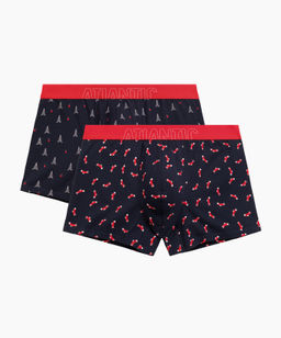 ATLANTIC 2GMH-027 Трусы шорты Socks - набор 2 шт. темно-синий  фото 8