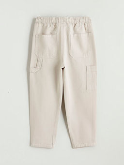 Beli Lastikli Erkek ?ocuk Kargo Kanvas Pantolon