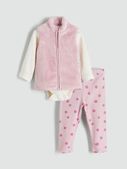 Bisiklet Yaka K?z Bebek Tak?m 3l?