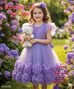 Платье для девочки нарядное - Bruno фото 5