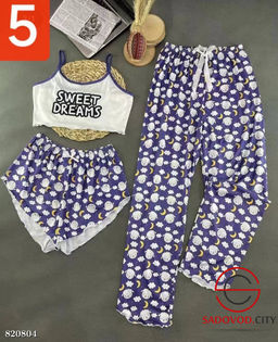 Пижама тройка (майка, шорты, штаны) - Bruno фото 3