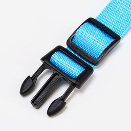 Ошейник с подсветкой, зарядка от USB, размер L, ОШ 41-52 см, 3 режима, голубой - Пижон фото 5