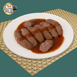 Колбаски охотничьи из мяса лося в томатном соусе с травами высший сорт ВитаМир 340г  фото 6