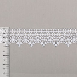 Гипюр Gamma 40 мм GGM-4002 в пакете 10 м 0.2 Турция GP001WH белый