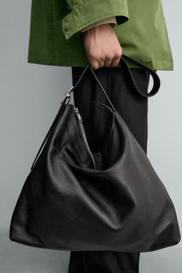 BOLSO SHOPPER PIEL LIMITED EDITION / Negro - Zara фото 2