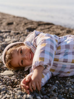 Куртка демисезонная Клеточка 0+